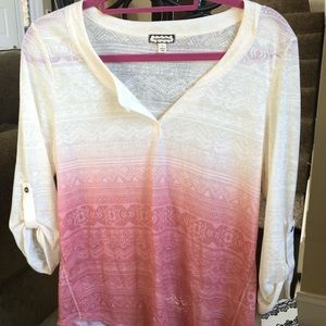 Eyeshadow ombré shirt